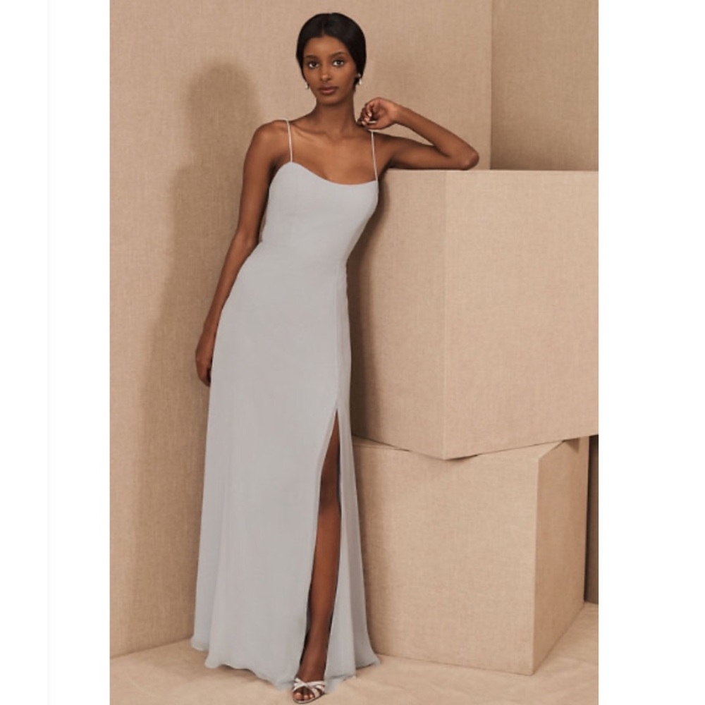 Jenny Yoo Kiara Dress - Whisper Blue - Bridesmaid